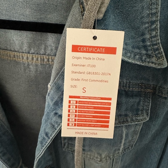 NWT Jean Jacket - Picture 4 of 5